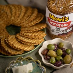 Sărățele cu brânză feta și măsline 150g